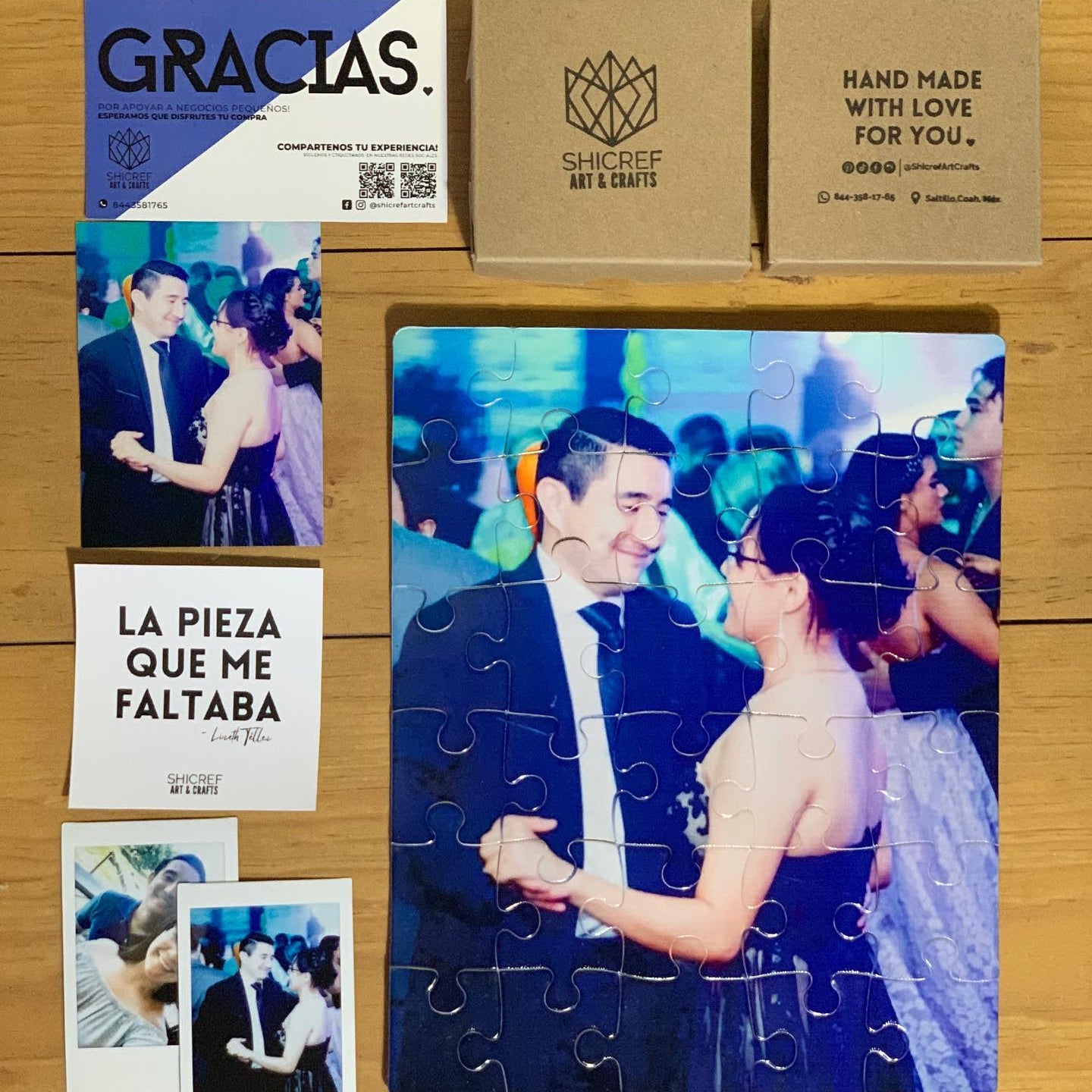 Kit de Rompecabezas Personalizado con Portarretrato