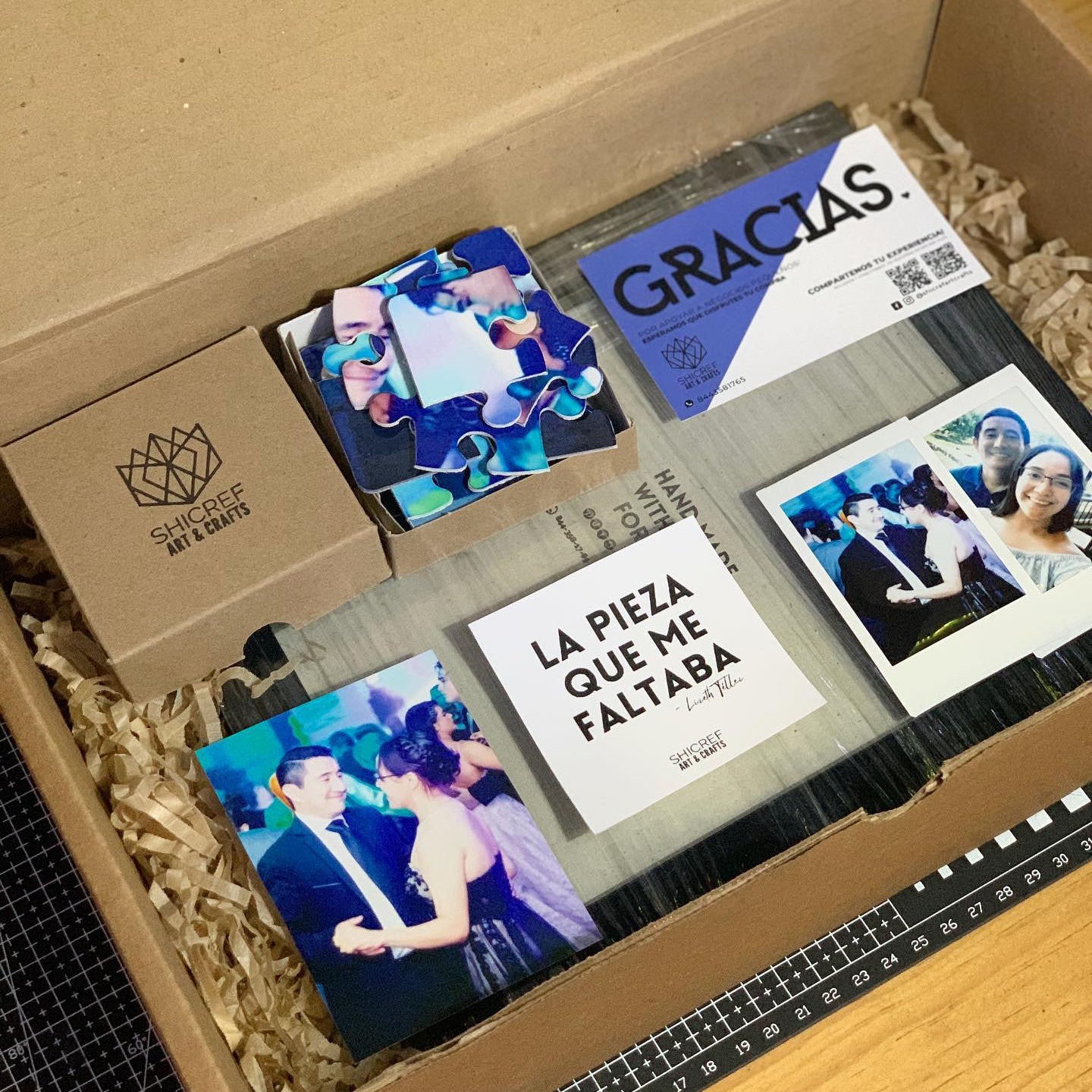 Kit de Rompecabezas Personalizado con Portarretrato