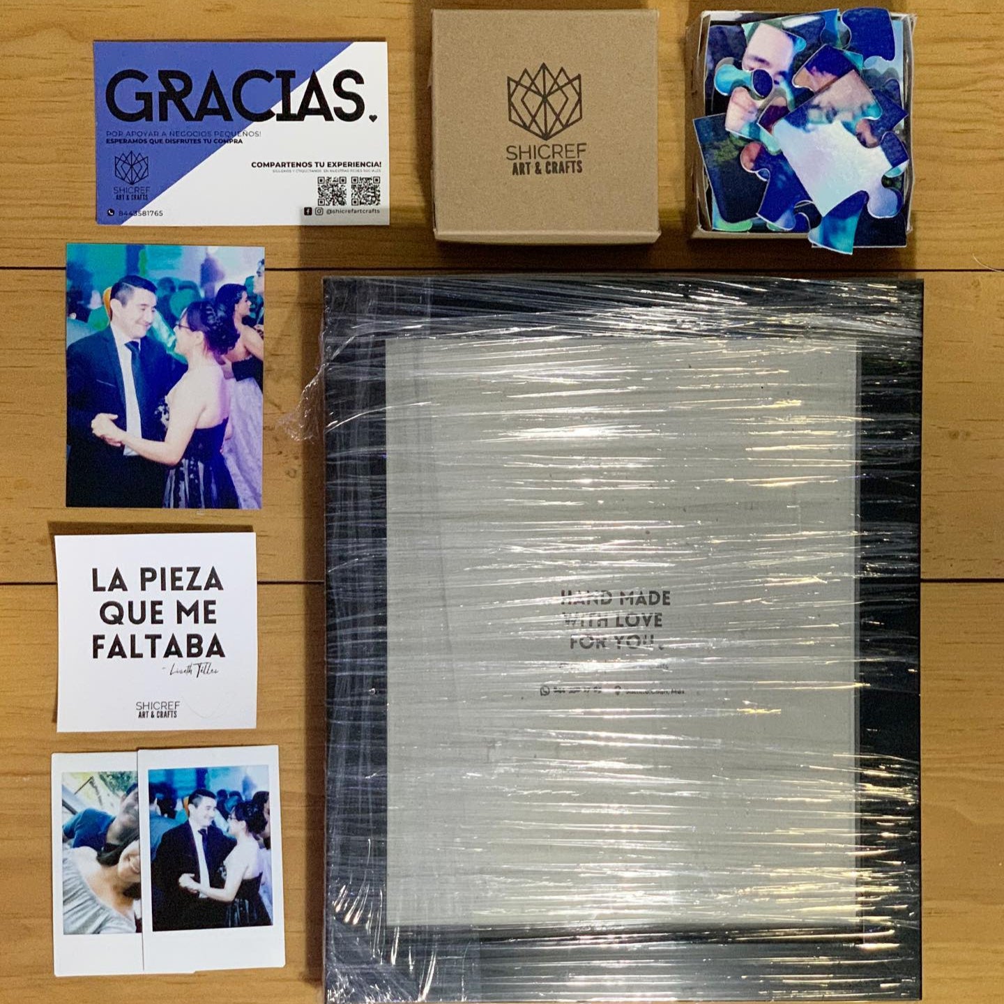 Kit de Rompecabezas Personalizado con Portarretrato