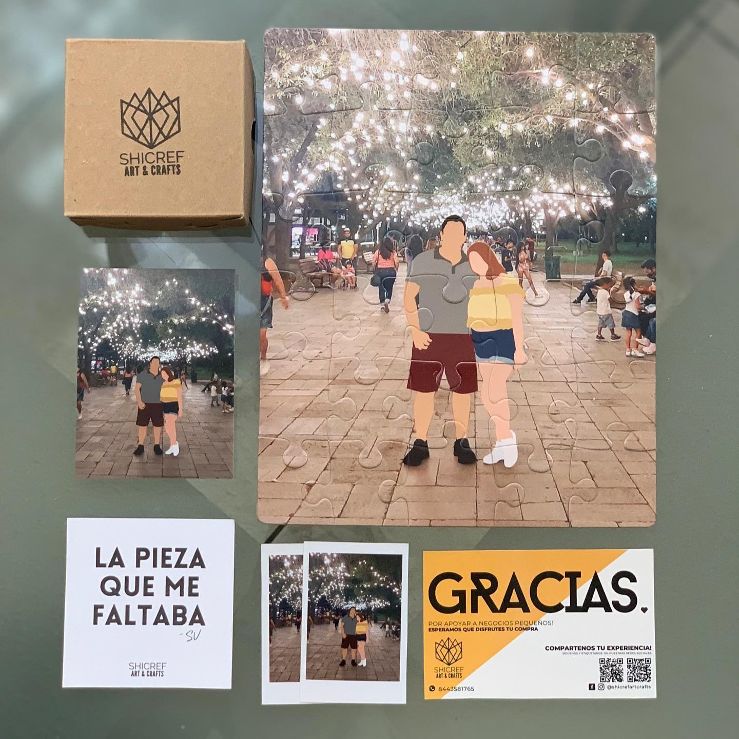Kit de Rompecabezas Personalizado con Portarretrato