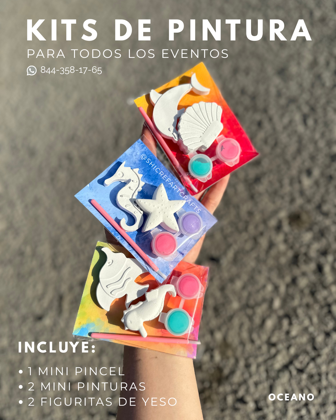 Kits para pintar figuras de yeso
