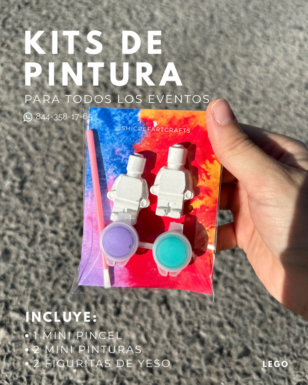 Kits para pintar figuras de yeso