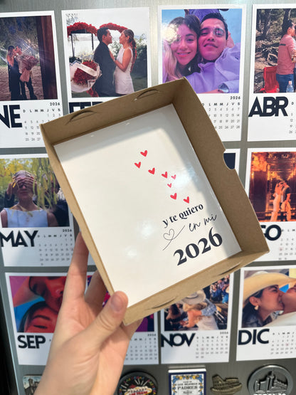 Calendario de imán 2026 personalizado