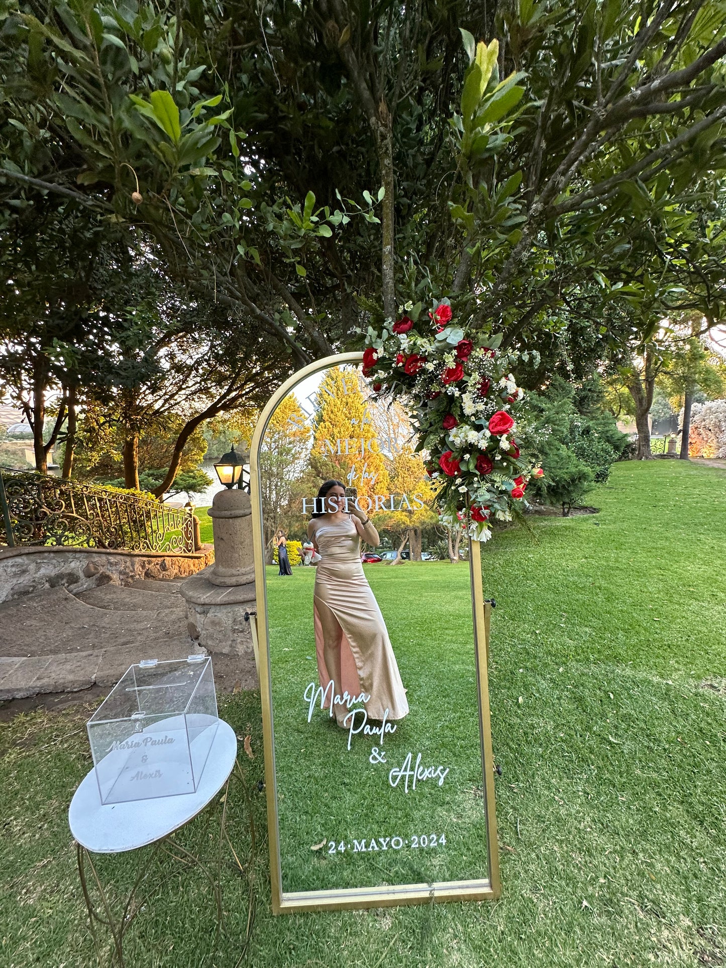 Espejo Bienvenida para Eventos