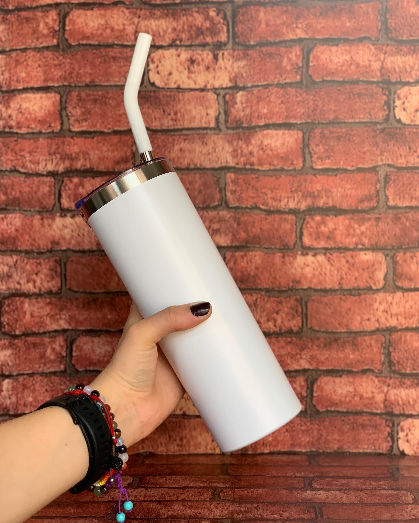 Skinny 20 oz acero