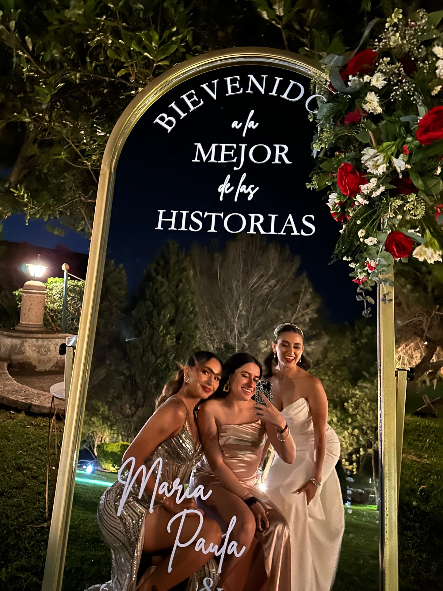 Espejo Bienvenida para Eventos