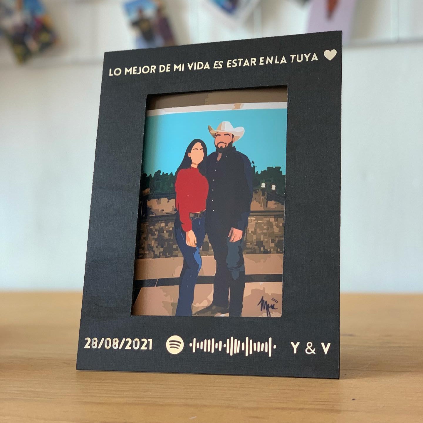 Portarretrato de Madera Personalizado