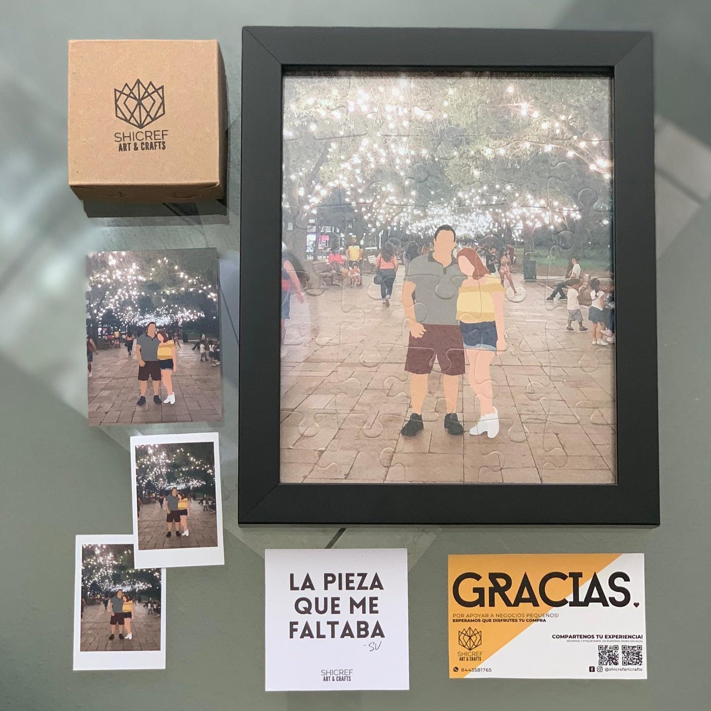 Kit de Rompecabezas Personalizado con Portarretrato