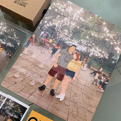 Kit de Rompecabezas Personalizado con Portarretrato