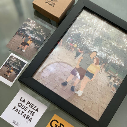 Kit de Rompecabezas Personalizado con Portarretrato