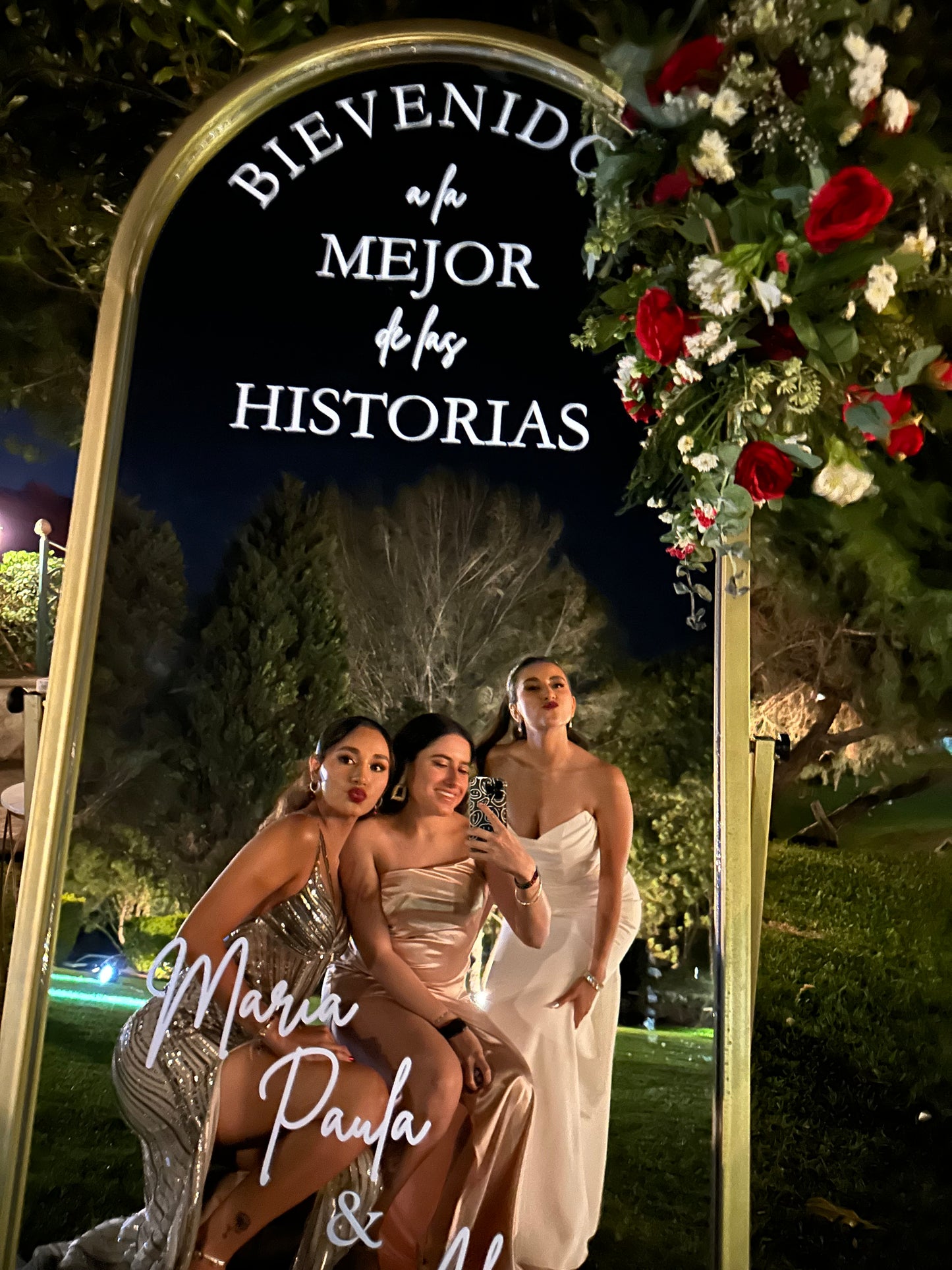Espejo Bienvenida para Eventos