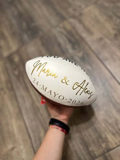 Balón De Fútbol Américano Para Lanzar Liga de Bodas