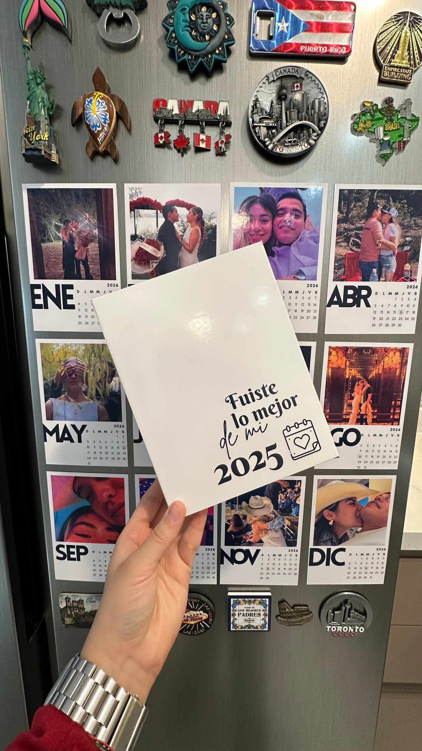 Calendario de imán 2026 personalizado