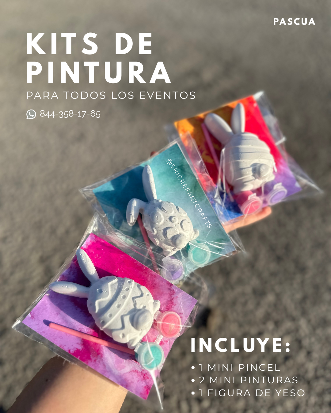 Kits para pintar figuras de yeso