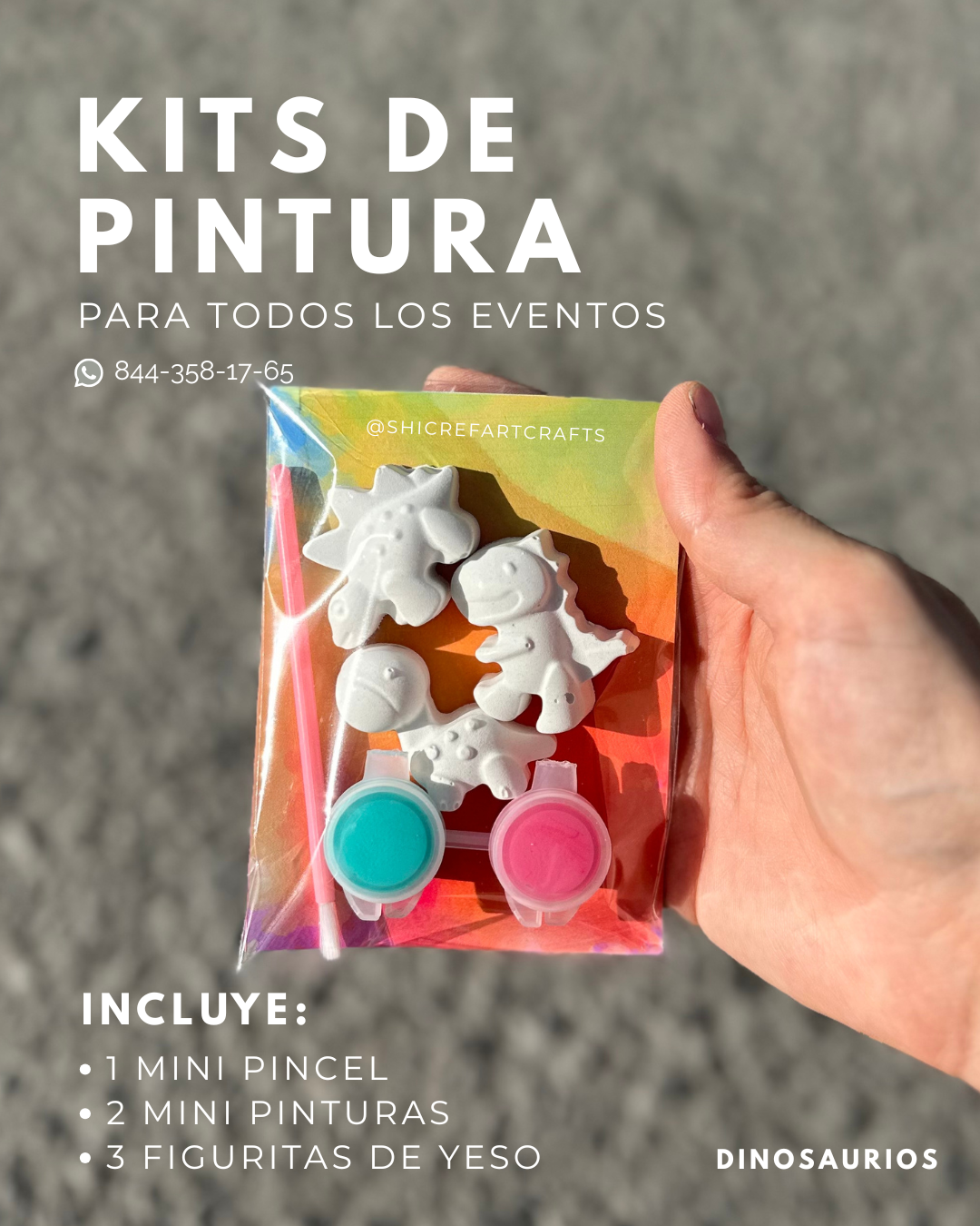 Kits para pintar figuras de yeso