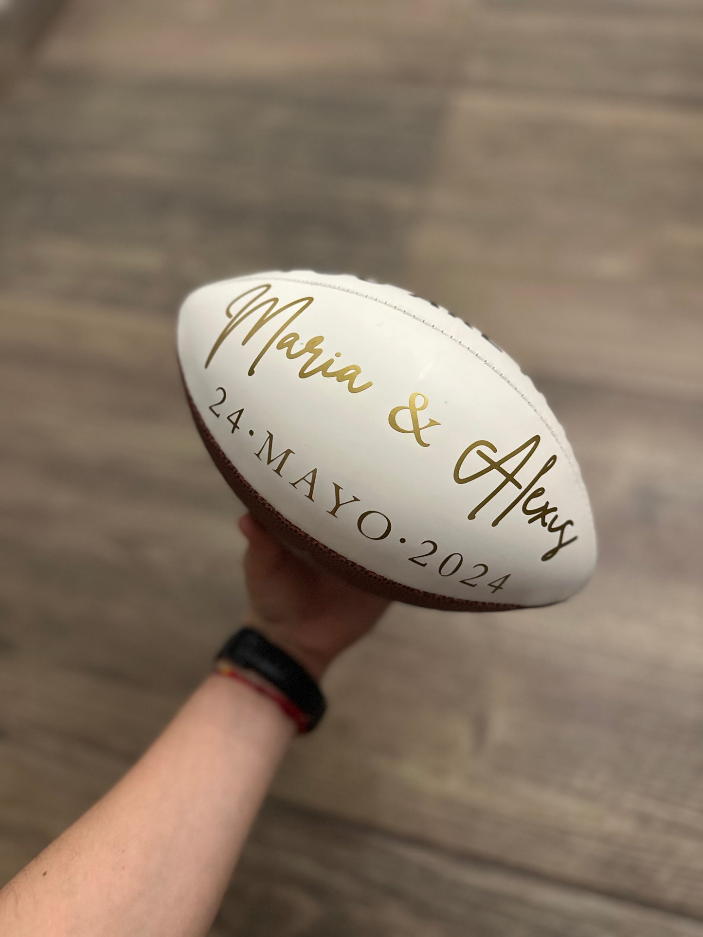 Balón De Fútbol Américano Para Lanzar Liga de Bodas