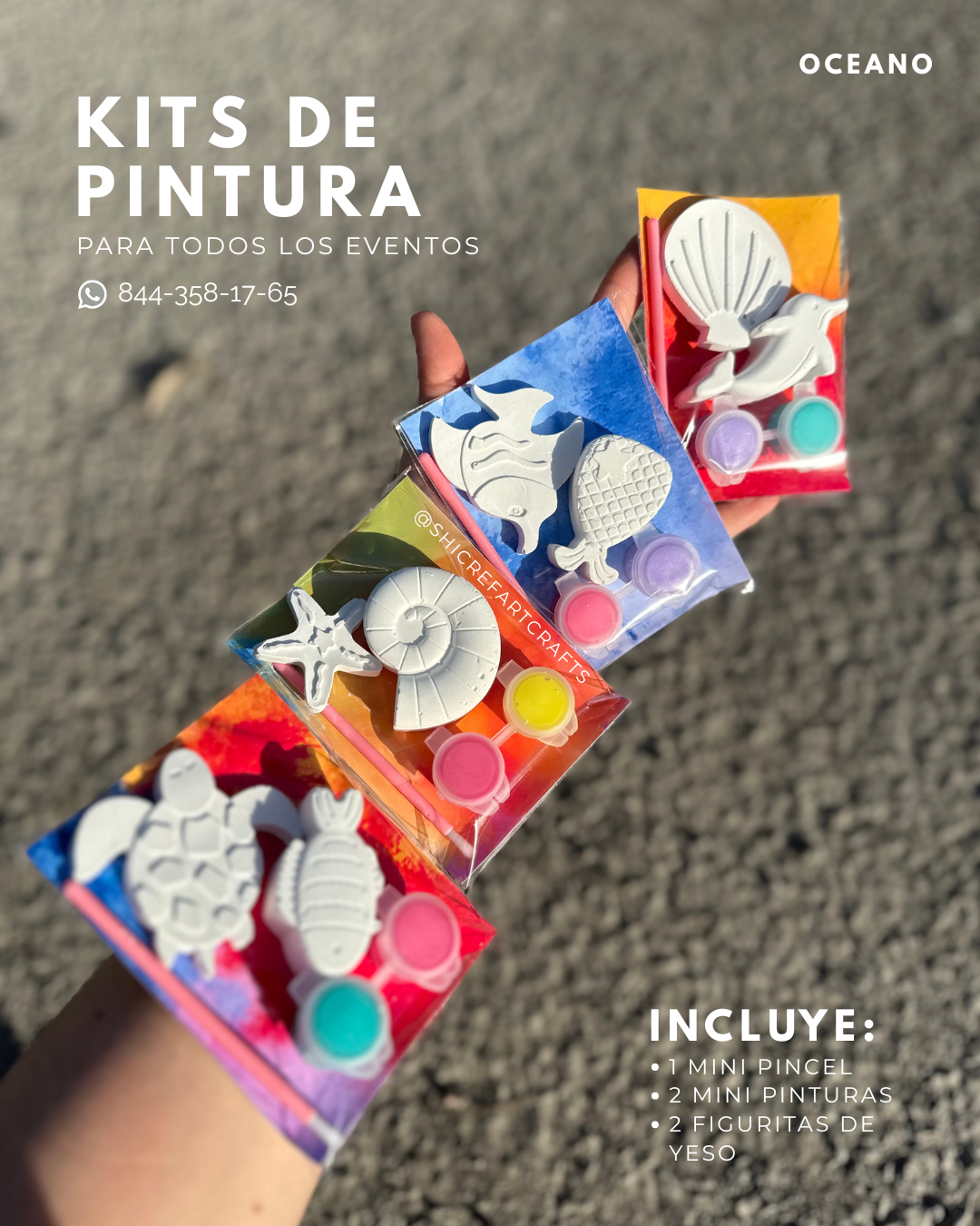 Kits para pintar figuras de yeso