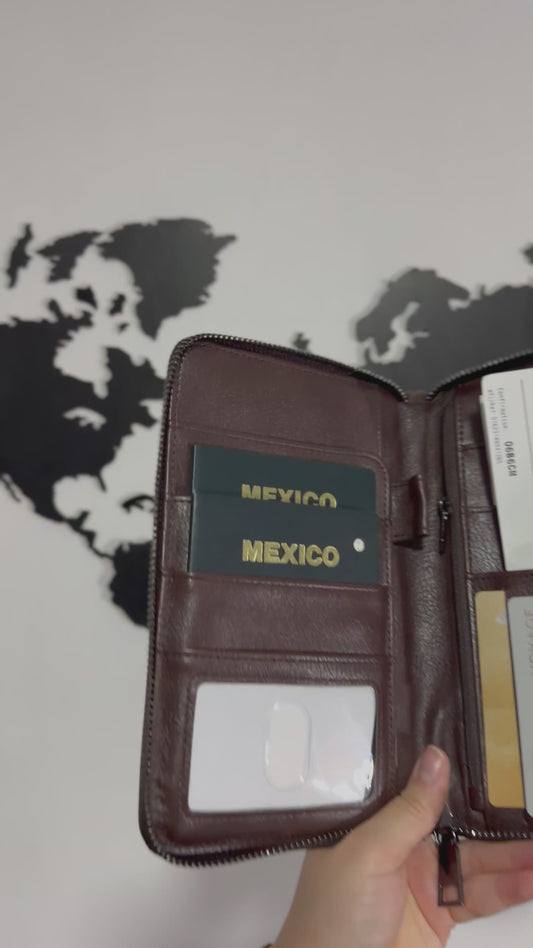 Porta pasaportes personalizado